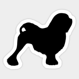 Lowchen Silhouette Sticker